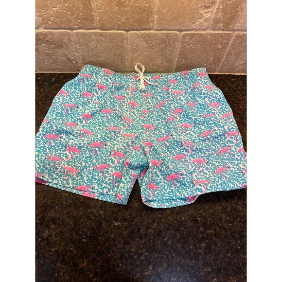 Chubbies The Domingo's Are For Flamingos Swim Size XL 5.5” Like New Flamingos - Picture 1 of 4
